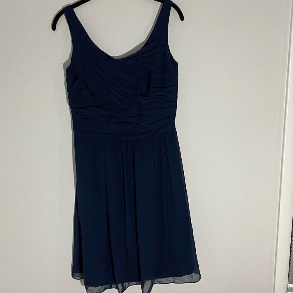 Lauren Ralph Lauren Evening Navy Blue Short Formal Dress
